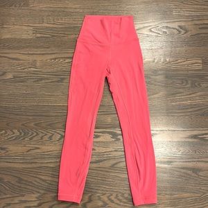 Guava pink align lululemon leggings